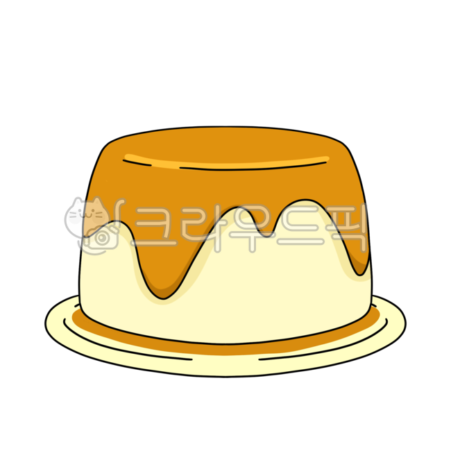 custard,푸딩일러스트,푸딩그림,디저트일러스트,foodillustration