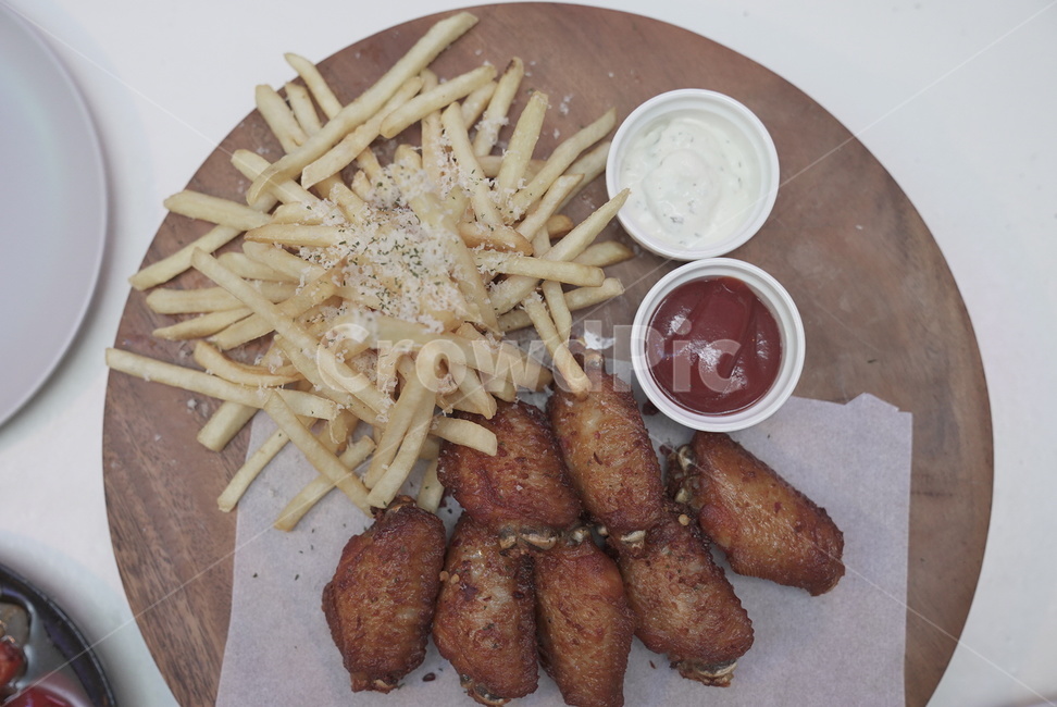 감자튀김,윙,frenchfries,프렌치프라이,닭봉