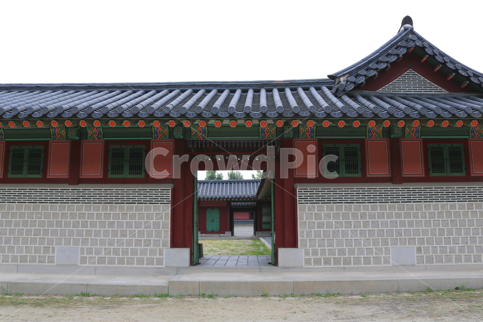 palace,seoul,Gyeongbokgung,old house,tile roof,Gwanghwamun