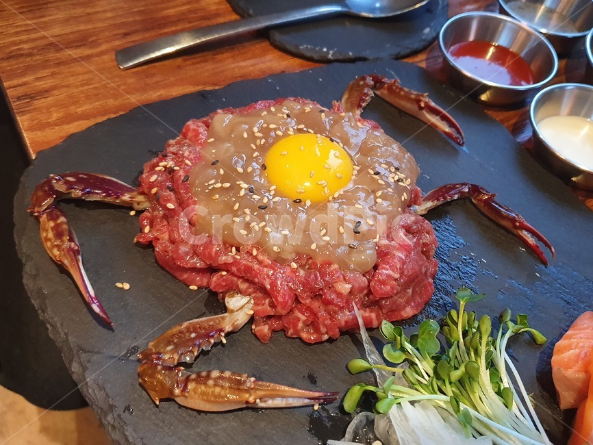 food,음식,게장,육회,간장게장