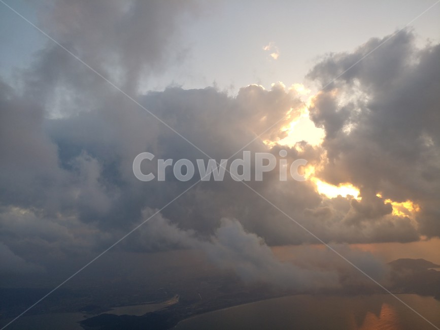 구름,하늘,태양,석양,노을,자연,풍경,nature,landscape,light,빛,flare,플레어,weather,날씨