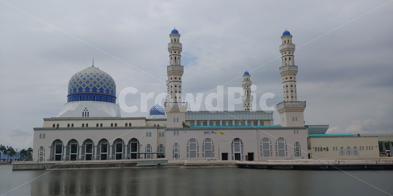 코타키나발루,kotakinabalu,블루모스크,모스크,bluemosque,사원,이슬람사원,이슬람,mosque,islam,말레이시아,랜드마크,landmark,tourist attraction,해외,외국,세계,foreign,oversea,world,세계랜드마크,해외랜드마크,외국랜드마크,world landmark,world tourist attraction,architecture,건축물,building,건물,dome,둥근 천장