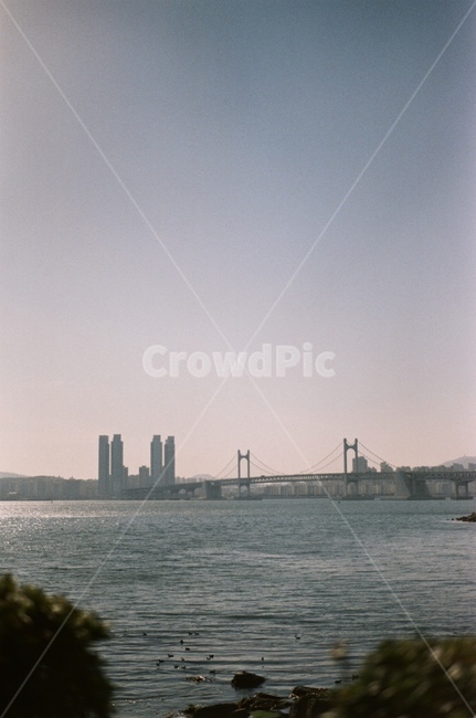 바다,해운대,광안리,부산,building,film,fujifilm,nikon