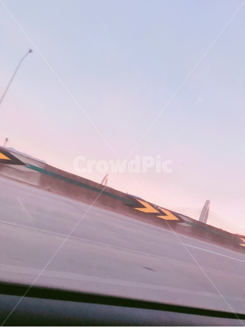 하늘,노을,구름,도로,길