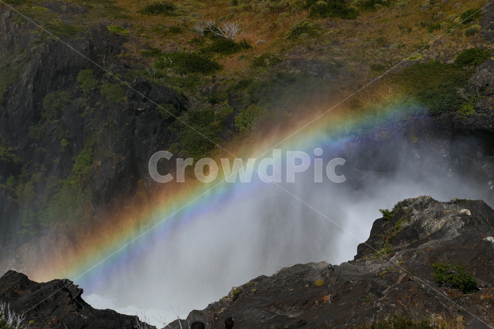 남미,칠레,토레스델파이네,torresdelpaine,폭포,작은폭포,무지개,rainbow,폭포무지개,falls
