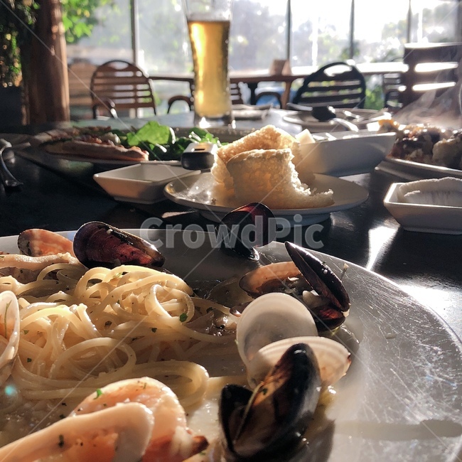 브런치카페,봉골레,파스타,카페,생맥주,음식,식재료,요리,food,cook,meal,dishes,food reserves,양식,서양음식,서양요리,western food,western dishes,western meal,western cook