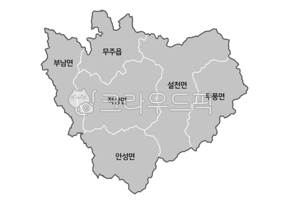 무주군,무주,무주군행정지도,무주군행정구역,무주군지도