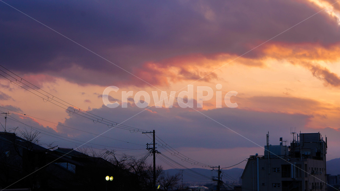 자연,풍경,노을,구름,전봇대,감성,도시,풍경,city,landscape,cable,케이블