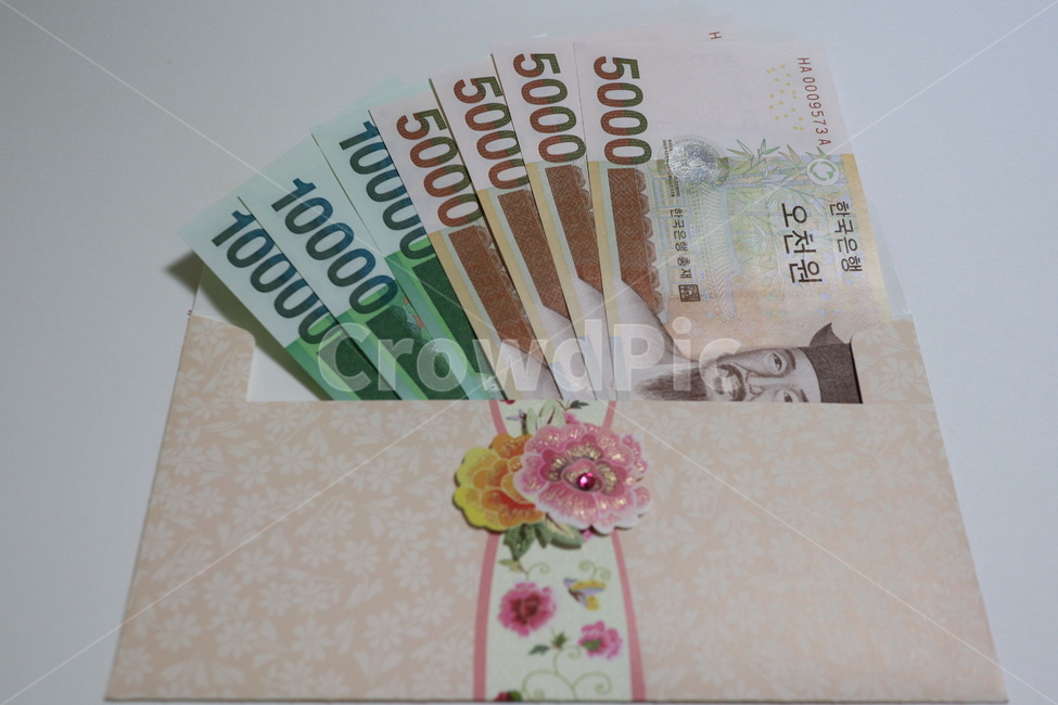 화폐,지폐,만원,명절,설날,세뱃돈,선물,감사,고마운,용돈,배경,백그라운드,오천원,조카,경제