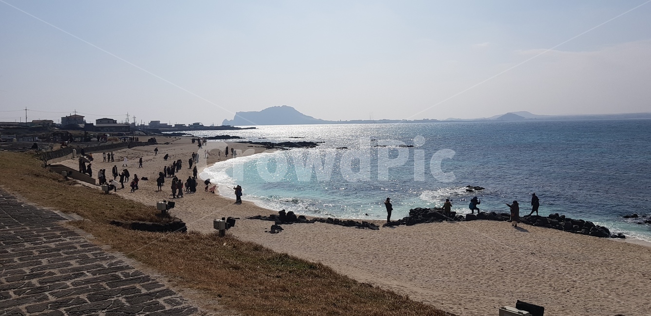 하늘,바다,모래,모래밭,구름,제주도,풍경,자연