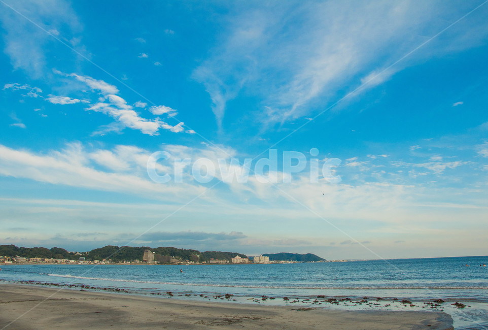 구름,하늘,자연,바다,해변,파란하늘,파란색,섬,nature,land,sea,beach