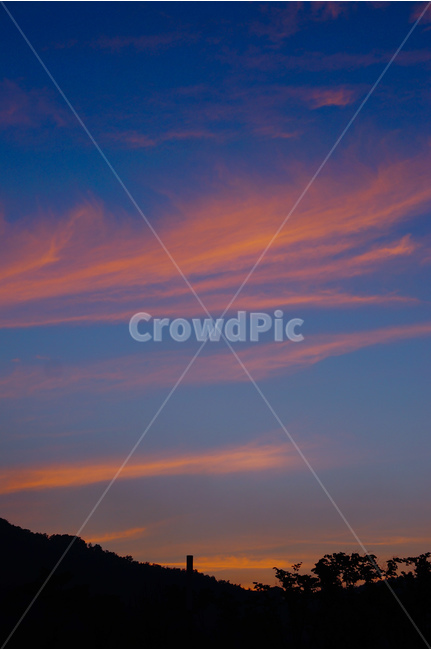일몰,풍경,여명,노을,하늘,자연,풍경,nature,landscape,실루엣,그림자,silhouette,shadow,outdoors,옥외,sky
