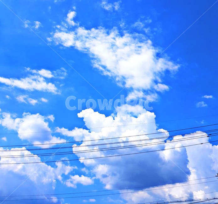 하늘,구름,풍경,여름,전깃줄,파랑,힐링,소라,시원한,자연,풍경,nature,landscape,outdoors,옥외,sky,azure sky,푸른 하늘