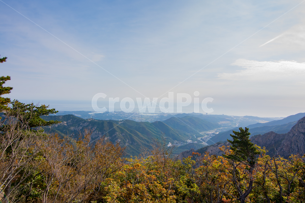 산,정상,풍경,하늘,나무,나뭇잎,단풍,가을,설악산,산정상,산꼭대기,구름,자연,풍경,nature,landscape,outdoors,옥외,tree,plant,식물