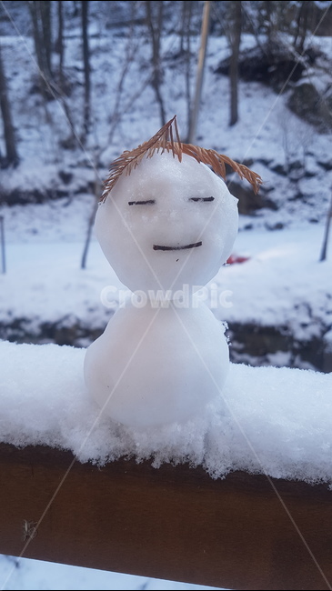 눈사람,겨울,연인,미소,귀염,겨울,계절,winter,season