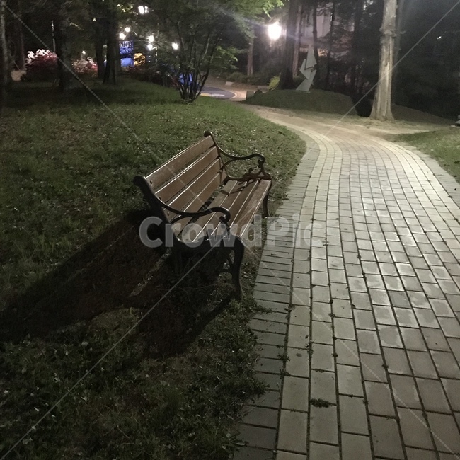 벤치,휴식,밤,쓸쓸함,고독,feeling,감성,의자,night,홀로,그림자,길,산책로,잔디,lonely,loneliness
