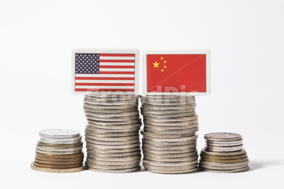 돈,금융,경제,머니,동전,미국,차이나,중국,무역전쟁,국기,금융,돈,finance,banking,money