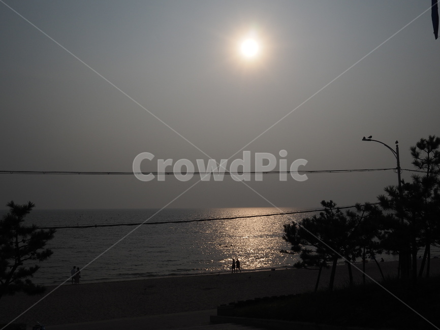 nature,자연,바다,sea,감성,mood,노을,노을직전,해수욕장