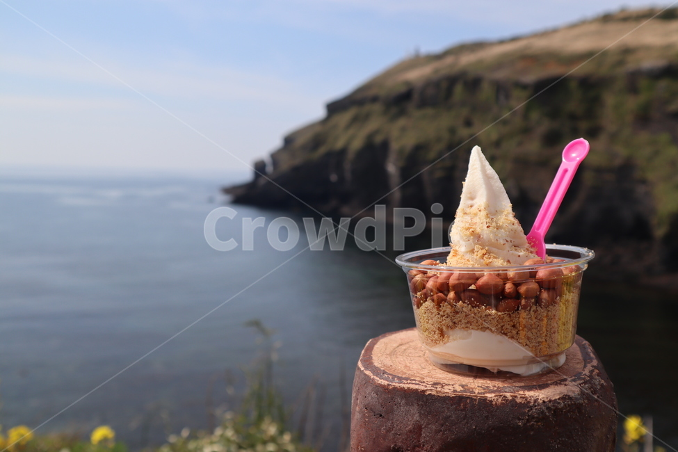 우도,아이스크림,땅콩아이스크림,자연,제주도,jeju,jejuisland,제주풍경,봄,spring,sea,바다,제주바다,icecream,맛집,식재료,간식,후식,dessert,디저트,해변,beach