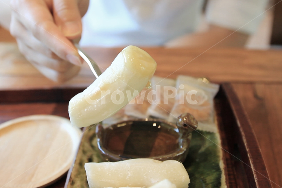 가래떡,떡,조청,꿀,한국음식,음식,디저트,dessert,koreandessert