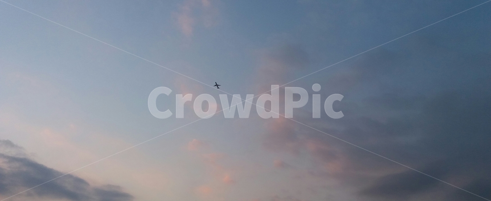 하늘,구름,핑크,비행기,노을,sky,cloud,pink,airplane,blue