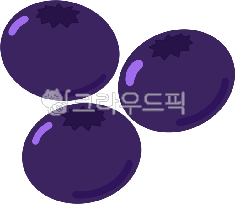 블루베리,과일,베리,berry,보라색과일,블루베리그림,블루베리일러스트,과일그림