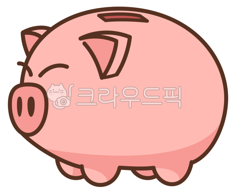 돼지저금통,저금통,돼지,금융,돈,머니,부자,알뜰,저축,귀여운,일러스트