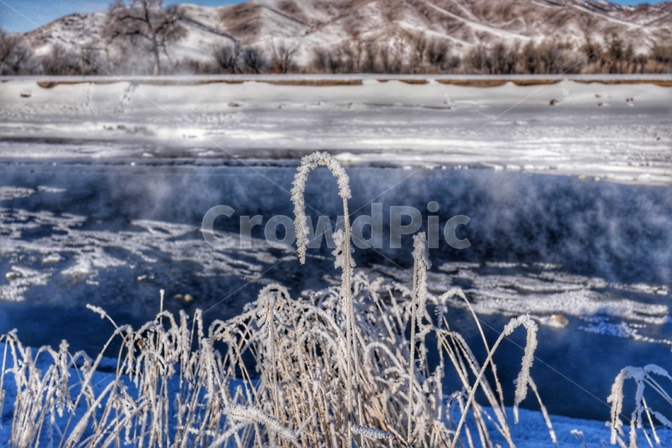 눈꽃,몽골,강,얼음,설경,산,겨울,계절,winter,season,자연,풍경,nature,landscape