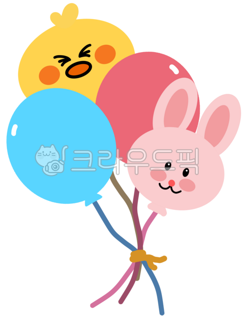 Flying,fluttering,chick,rabbit,celebration,helium,balloon,bunch,several,guide,open,event,festival,party,event,promotion,dakku,diary resource,diary decoration,banner,mark,logo,symbol,illustration,icon,sticker,design,picture,illu