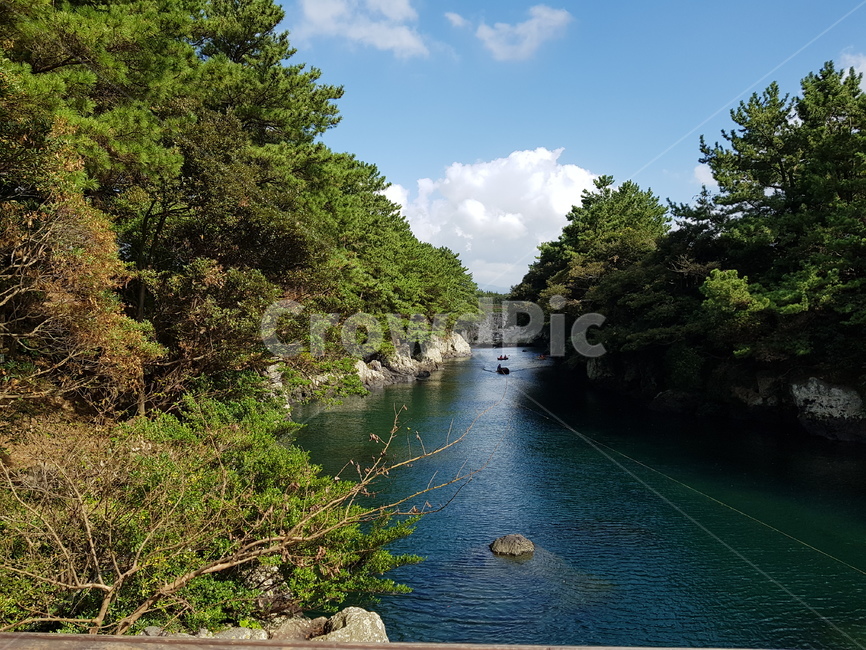 제주도,쇠소깍,풍경,jeju,sky,강,구름