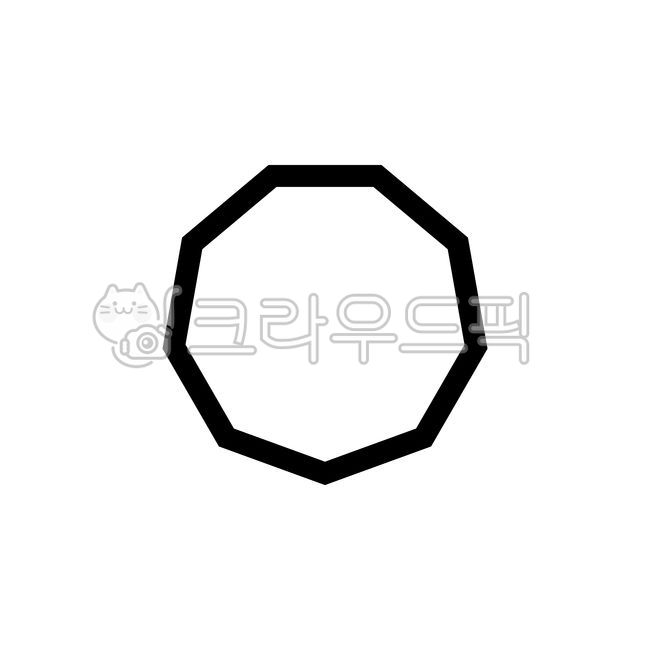 다각형,도형,수학,구각형,9각형,polygon