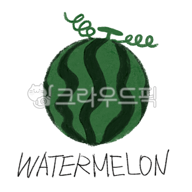 과일,수박,수박그림,watermelon,watermelonillustration,손그림,크레파스그림,오일파스텔그림,유치원자료,유아자료