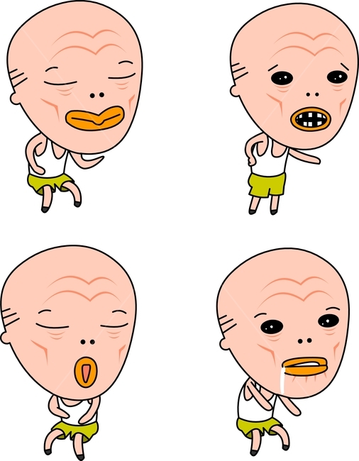 캐릭터,엽기캐릭터,코믹캐릭터,엽기,코믹,개그,만화,웃긴,sd캐릭터,2등신,이모티콘,아바타,개성,못난이,동작,행동,감정,느낌,표정,표현,기분,과장,성격,상황,시추에이션,인물,사람,큰머리,일러스트,벡터,할아범,할아버지,해골,주름,대머리,늙음,노인,세월,괴팍함,마름,남,남자,대화,이야기,노하우,옛날이야기,충고,경험담,알려줌,멍,침,멍때림,황당,무표정,당황,얼음,굳음,사람,인물,인간,human,person,얼굴표정,facial expression,face,그래픽,일러스트레이션,graphic,illustration