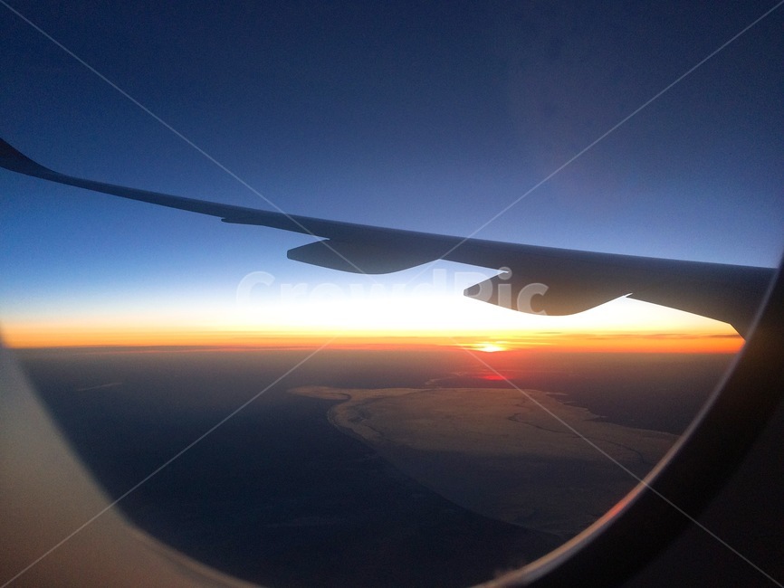비행,flight,지평선,horizon,해질녘,sunset