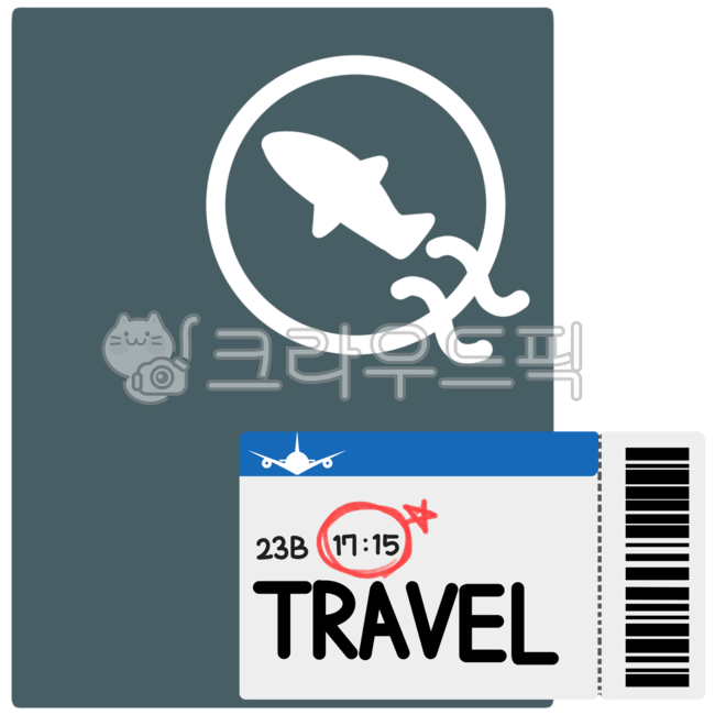 여권,해외여행,비행기티켓,항공권,여행일러스트,항공티켓,여권도장,비행기