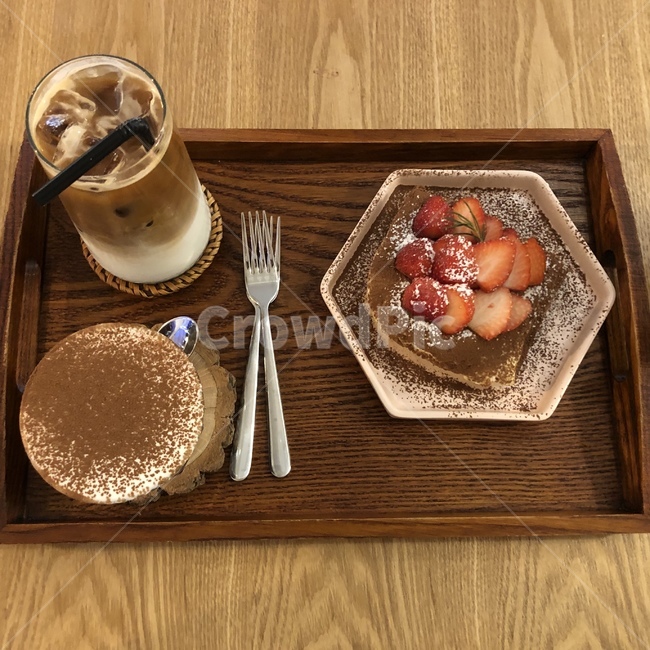 카페,케익,커피,딸기,감성
