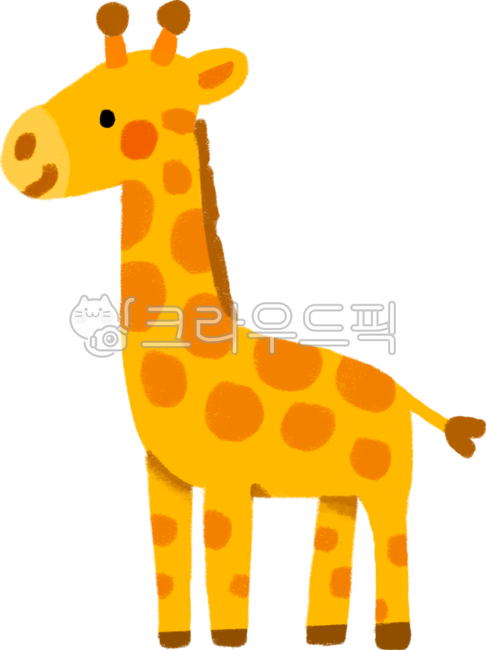 기린, 귀여운기린, 동물, 웃는기린, 기린이모티콘, 사진,이미지,일러스트,캘리그라피 - 말랑콩이 놀이공작소작가