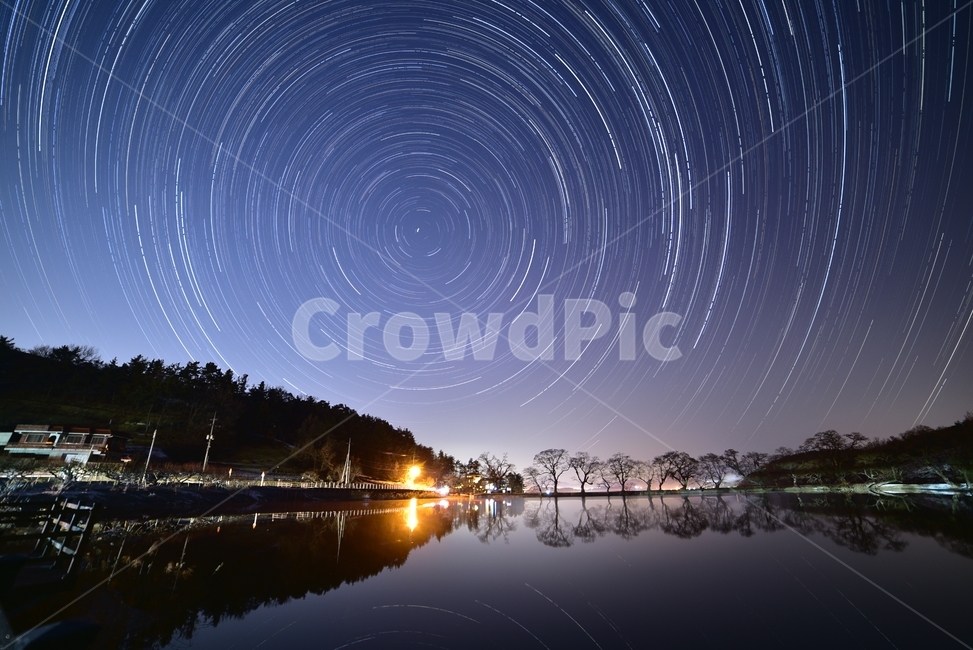 경산,반곡지,별,자연,우주,별궤적,별돌리기,겨울,자연,풍경,nature,landscape,야경,밤,nightscape,night,outdoors,옥외