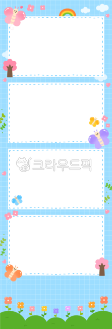 spring,Four cuts of life design,Four cuts of spring life,springdesign,spring illustration,Four cuts in life,Sky Life Four Cuts,butterfly illustration,spring design,spring character