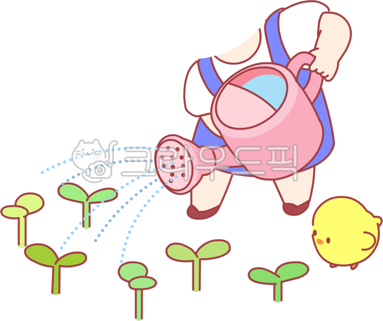 sprout,watering,composite character data,arbor day,plant,Environmental composition data