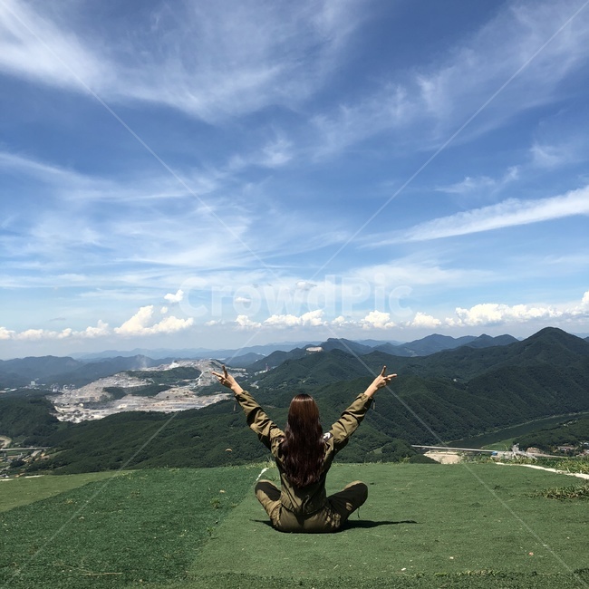 자연,경치,산,사람,mountain,뒷모습,스포츠,레저,운동,sports,leisure,exercise