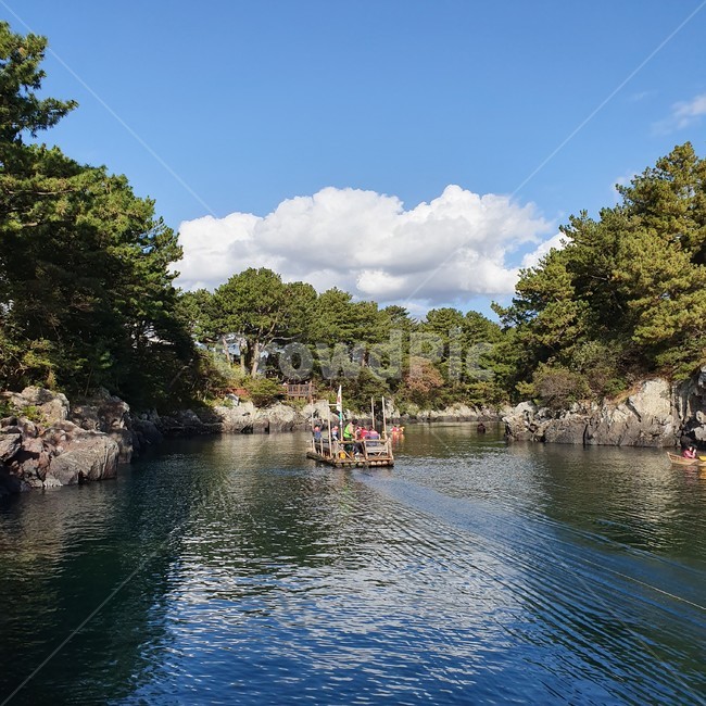 제주도,쇠소깍,전통배,계곡,물,자연,선박,nature,자연,풍경,nature,landscape