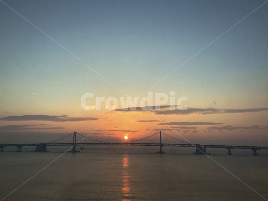 일출,광안대교,광안리,일출풍경,풍경,바다,랜드마크,새벽,광안리해수욕장