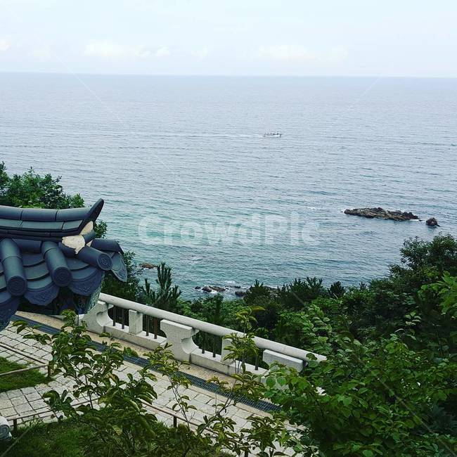 낙산사,낙산사전망,양양,절,바다,temple,sea,한국자연풍경