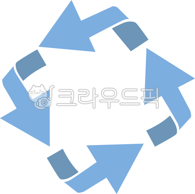 화살표,재활용,순환,순환고리,화살표4개,recyclingsymbol,재활용기호