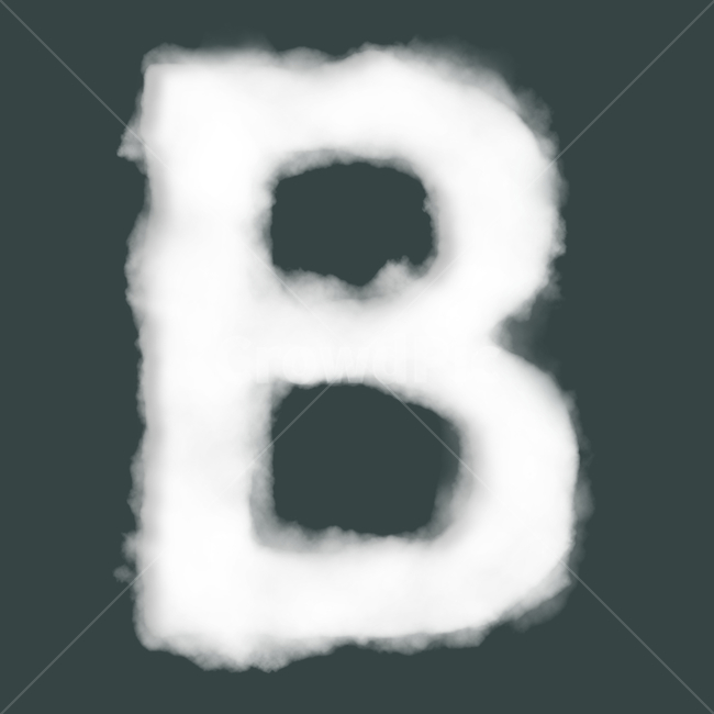 구름,알파벳,타이포그래피,폰트,b,cloud,그래픽,일러스트레이션,graphic,illustration