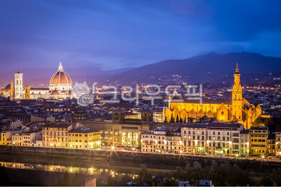 night view,Duomo,Florence,Italy,cathedral