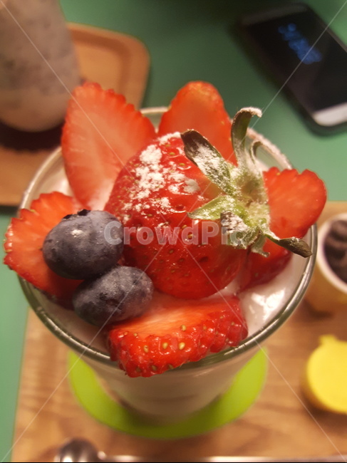 딸기,후식,요리,음식,디저트