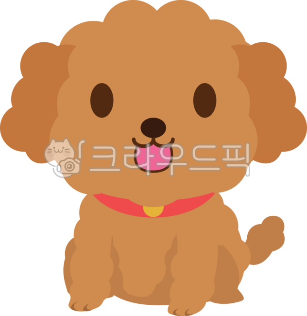 Puppy,puppy illustration,dog,dog character,poodle,brown poodle