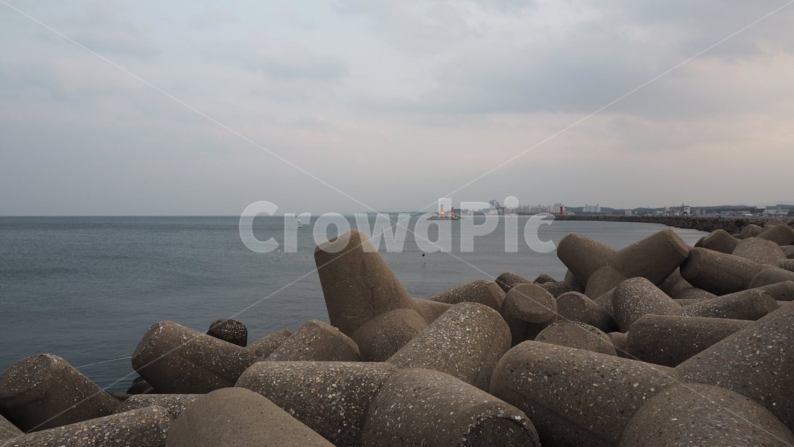 바다,테트라포드,tetrapod,구조물,방파제,시멘트구조물,sea,structure,seawall